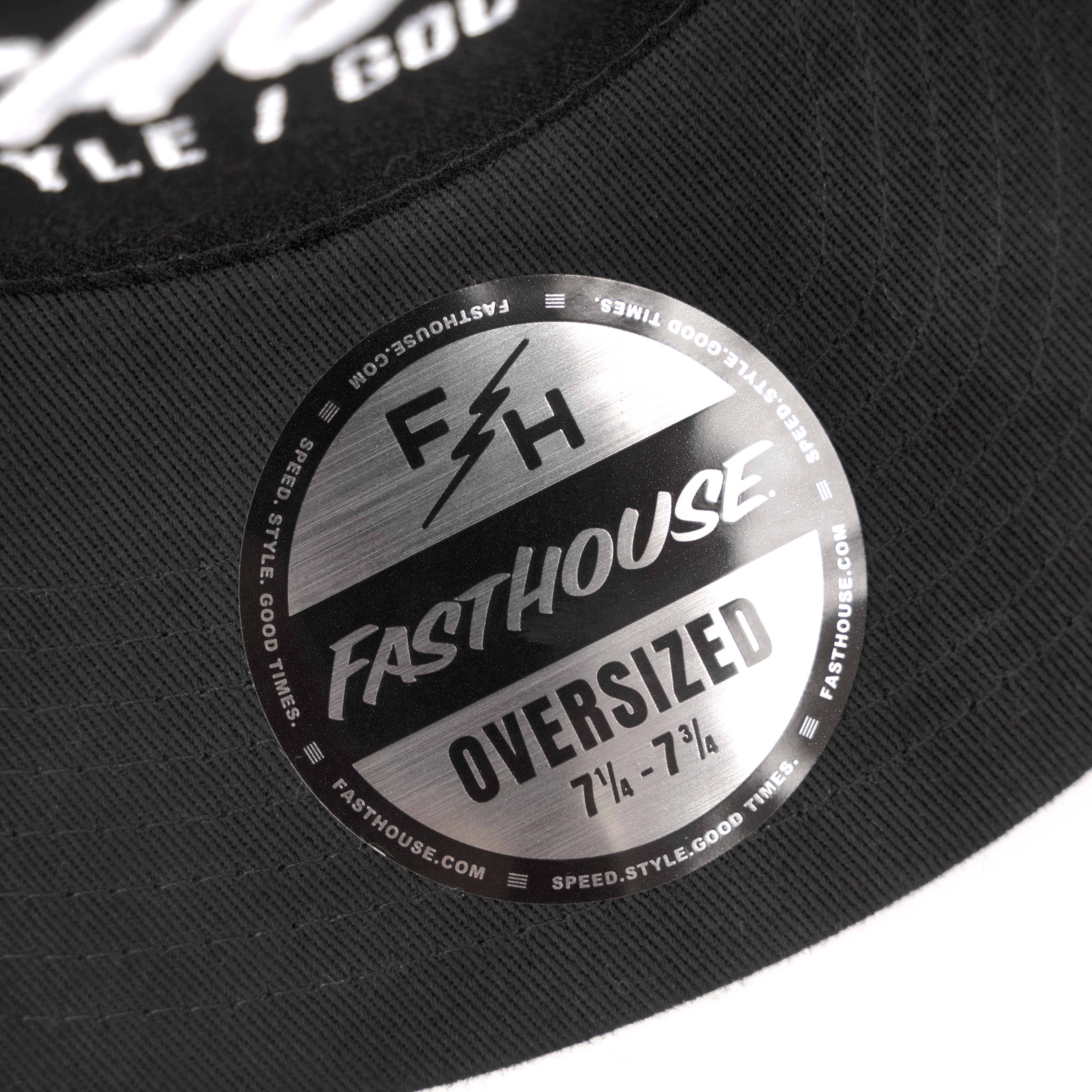 Classic Oversized Hat - Black_Detail2